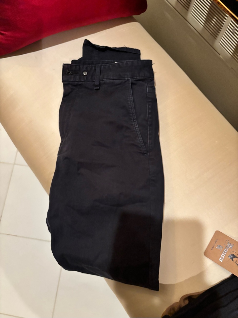 rag & bone Men's Slim Straight Black Jeans